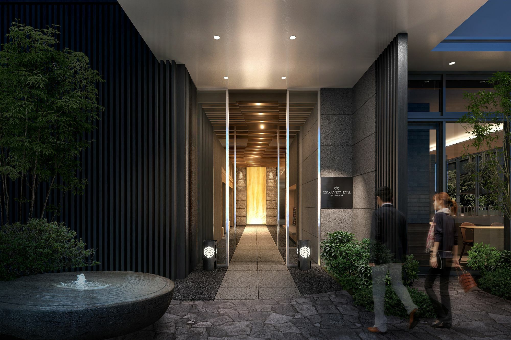 Osaka View Hotel Honmachi Bagian luar foto